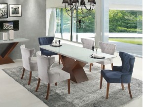 Conjunto Mesa de Jantar Florença Salvatore com 06 Cadeiras 1.80 x 1.00 Retangular